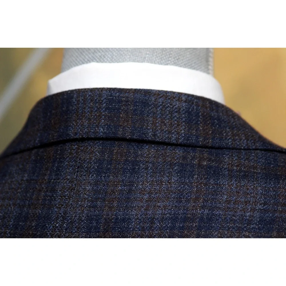 46R JOS A BANK‎ 1905 Men's Blazer SportCoat Jacket Check Wool C080680